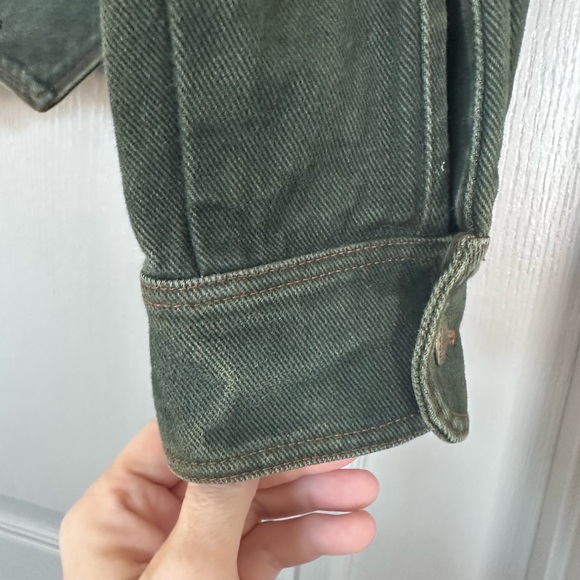 Double D Ranch Vintage Denim Fringe Jacket – Cropped Western Cowgirl M - Picture 9 of 16